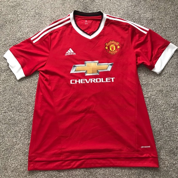 adidas Manchester United L/S Retro Jersey - Real Red - SoccerPro